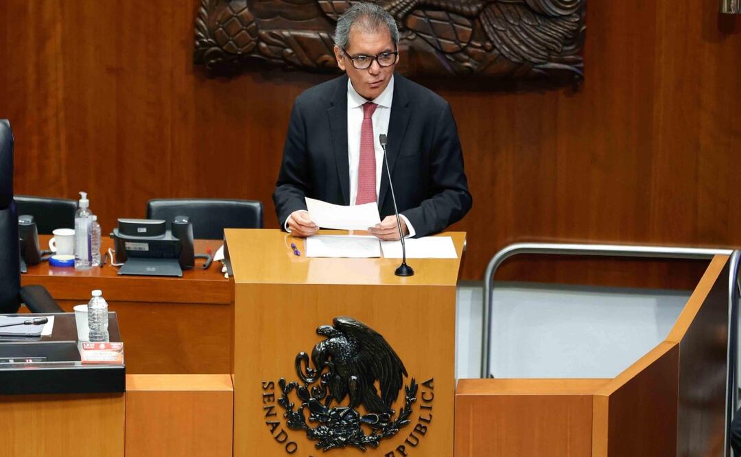 El secretario de Hacienda anticipó que vendrán mejores tiempos rumbo a la revisión del T-MEC con Estados Unidos y Canadá. Foto: Diego Simón Sánchez/ EL UNIVERSAL