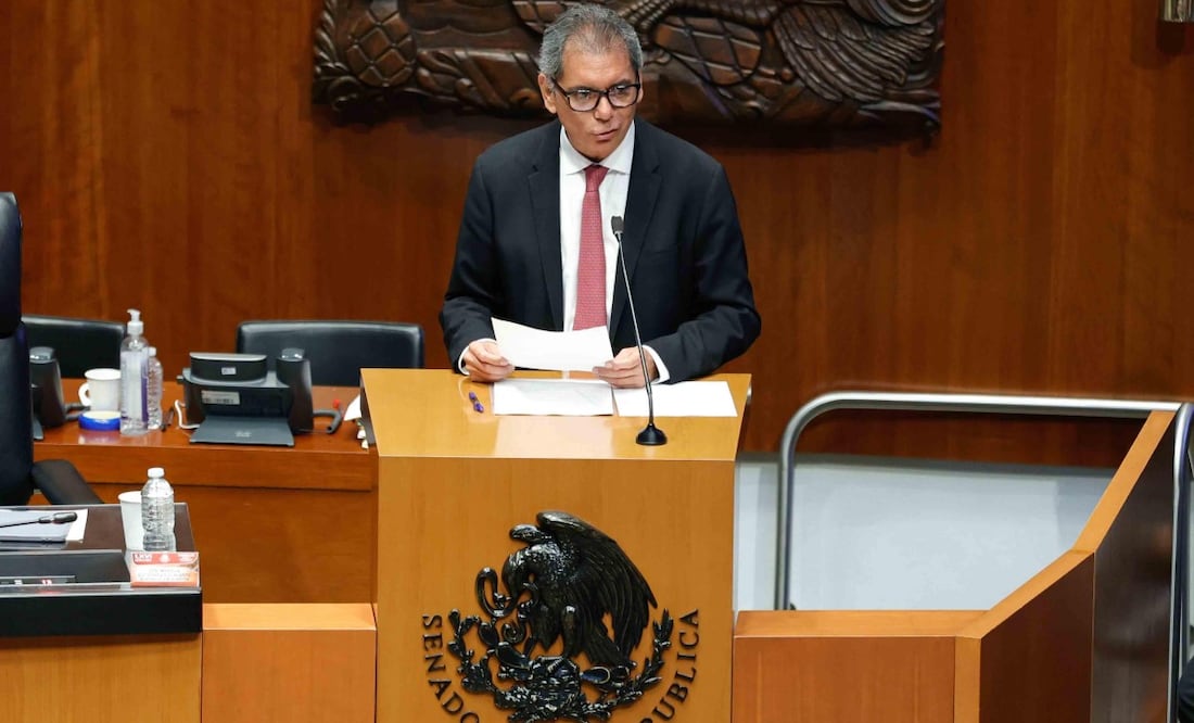 El secretario de Hacienda anticipó que vendrán mejores tiempos rumbo a la revisión del T-MEC con Estados Unidos y Canadá. Foto: Diego Simón Sánchez/ EL UNIVERSAL