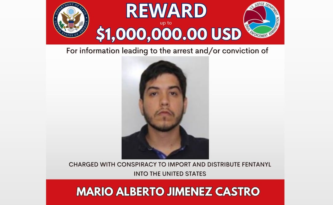 Asesinado en un ataque directo con arma de fuego Mario Alberto Jiménez Castro, alias “El Kastor” el presunto operador de la facción de los “Los Chapitos” (03/02/2025). Foto: US department of state