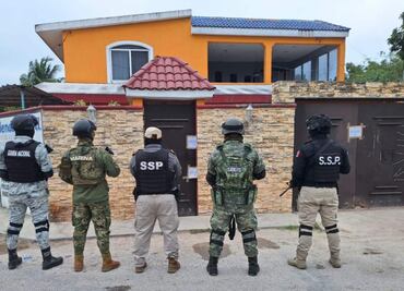 Catean predios en Mérida y Kanasín, Yucatán; detienen a 4 personas y aseguran distintas drogas