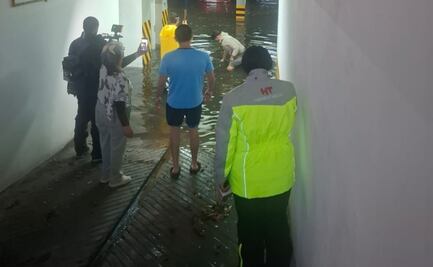 Intensas lluvias dejan afectaciones en varias alcaldías de CDMX; se inunda estacionamiento subterráneo en la Benito Juárez