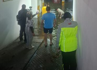 Intensas lluvias dejan afectaciones en varias alcaldías de CDMX; se inunda estacionamiento subterráneo en la Benito Juárez