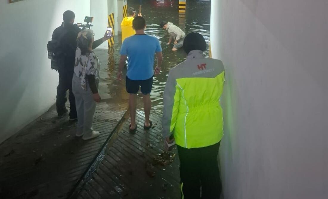 Intensas lluvias registradas el sábado ocasionaron diversas afectaciones en la capital (12/07/2025). Foto: Especial