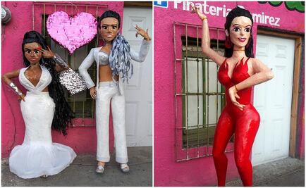 De famosos, políticos y hasta familiares... así hacen piñatas en Tamaulipas 