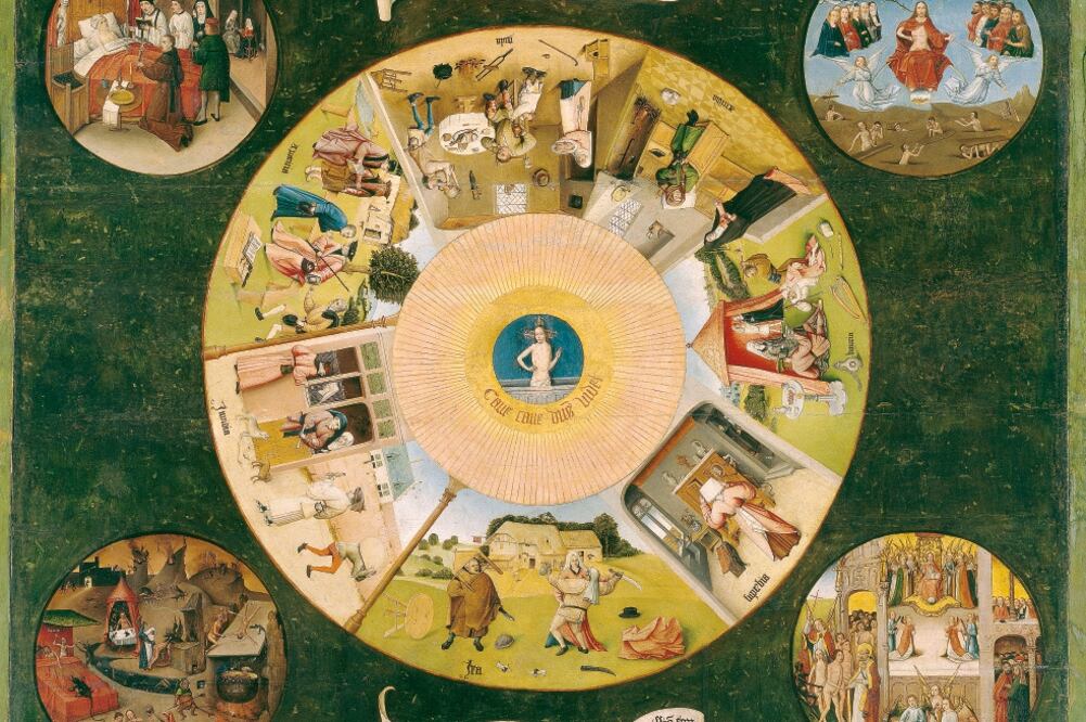 La Mesa de los pecados capitales se encuentra en el Museo del Prado, al igual que El jardín de las delicias (ESPECIAL)