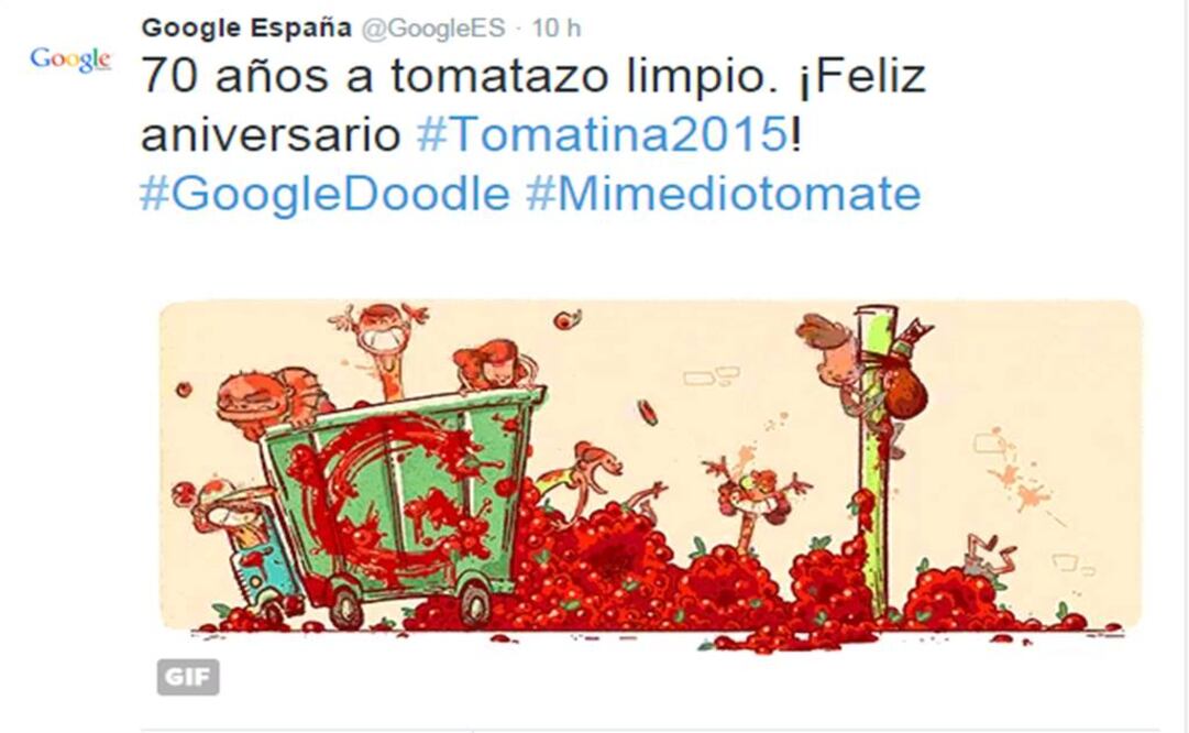 Google rinde homenaje a esta fiesta con una curiosa animación en referencia. (Foto: Tomada de @GoogleES)