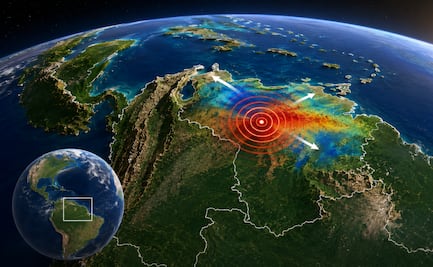 NASA muestra desplazamiento de la tierra tras terremotos en Venezuela; mapa revela cambios del suelo