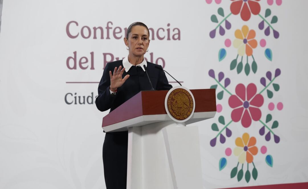 Conferencia matutina de la presidenta Claudia Sheinbaum en Palacio Nacional el 4 de junio de 2025. Foto: Carlos Mejía / EL UNIVERSAL