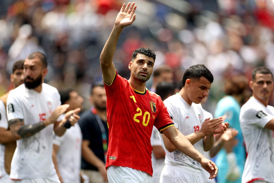 Mehdi Taremi con la selección de Irán, durante la Fase de Grupos del Mundial de 2026 - Foto: AFP