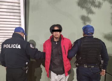 Detienen a sujeto que asaltó a pareja en calles de la alcaldía Miguel Hidalgo