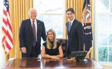 Ivanka Trump publica foto de sí misma en la Oficina Oval