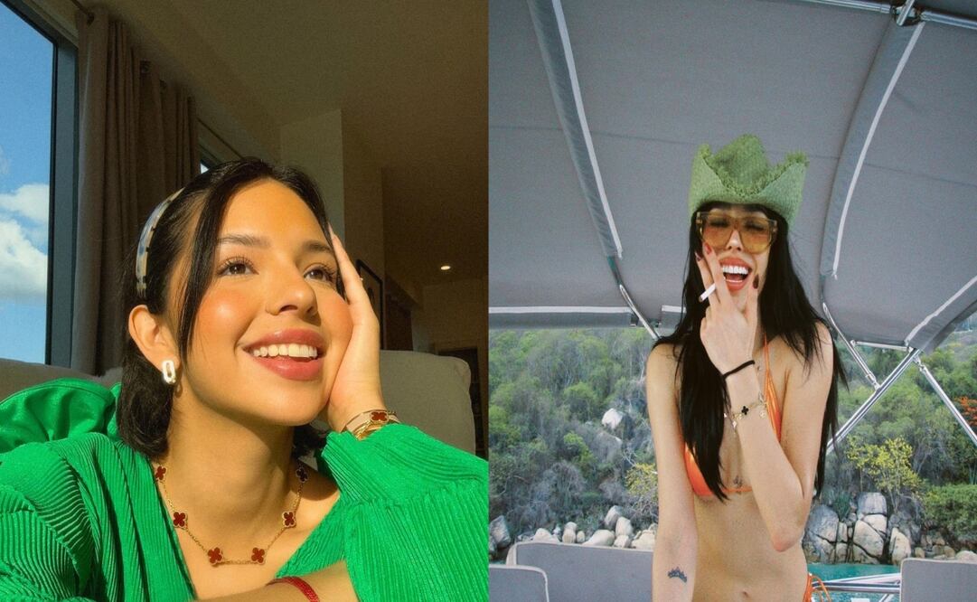 Ángela Aguilar y Danna Paola se toman foto con misma pulsera. Imagen: Instagram