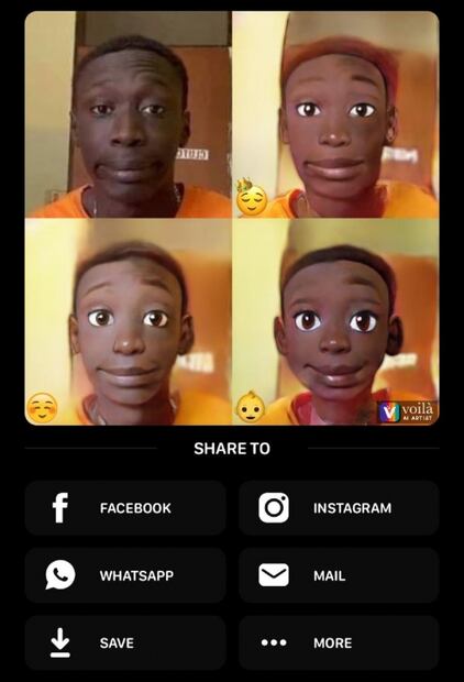 Cómo enviar tu foto versión dibujo animado por WhatsApp