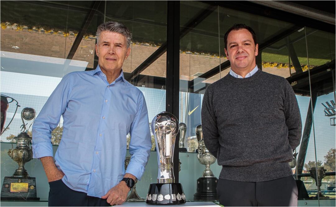 Héctor González Iñarritu y Santiago Baños, en entrevista con EL UNIVERSAL Deportes. FOTO Gabriel Pano