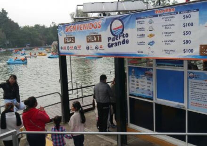 Cuando se iba a pescar al lago de Chapultepec