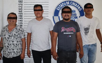 Detienen a cuatro presuntos "polleros" durante rescate de 18 migrantes en Chiapas