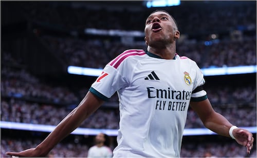 Real Madrid golea al Málaga con Bellingham y Mbappé como figuras