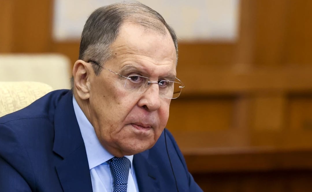 El ministro de Exteriores de Rusia, Serguéi Lavrov, en Beijing el 16 de octubre de 2023. Foto: AP