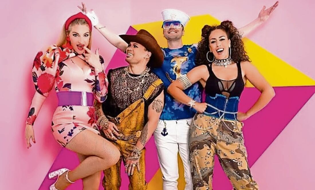 Denise Post-Van Rijswijk, Donny Latupeirissa, Robin Pors y Kim Sasabone. Foto: Instagram