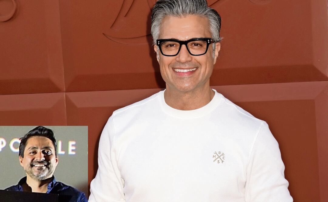 Carlos Castillo, ejecutivo de Cinépolis, y
Jaime Camil, que estará en cines en 2026. Fotos: Clasos y Archivo EL UNIVERSAL