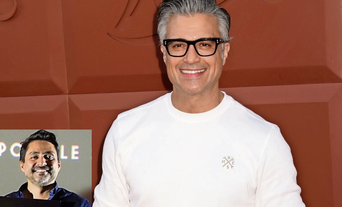 Carlos Castillo, ejecutivo de Cinépolis, y
Jaime Camil, que estará en cines en 2026. Fotos: Clasos y Archivo EL UNIVERSAL