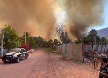 Sobrecarga de transformador, posible causa de devastador incendio forestal en Guaymas, Sonora