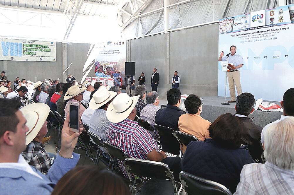 El gobernador Miguel Márquez Márquez, durante su participación en la Octava Feria Interestatal de Cultura del Agua y del Bosque