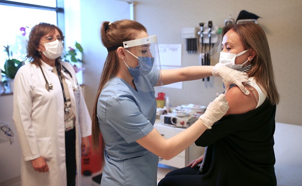 Día de la Enfermera en México. Foto: AP