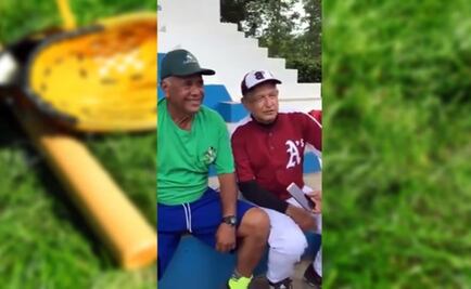 ​AMLO se toma unos días para jugar beisbol