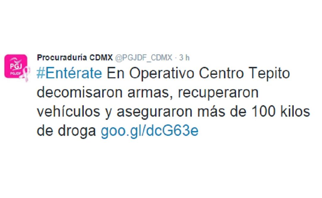 (Photo: Taken from Twitter @PGJDF_CDMX) 