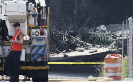 Incendio de  vehículo provoca el colapso de un tramo elevado en Filadelfia