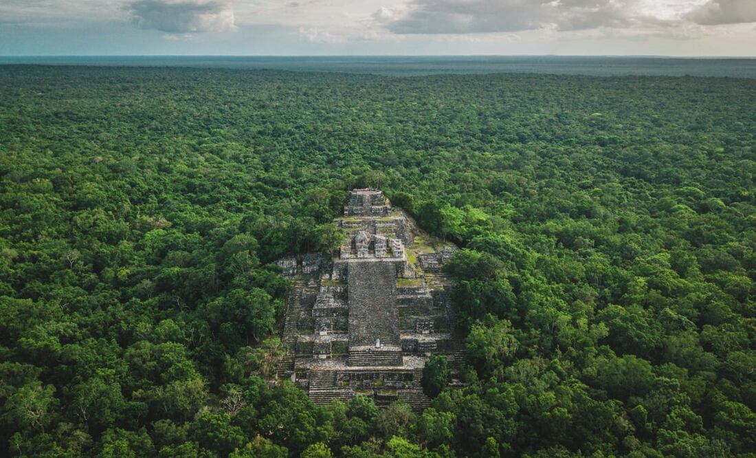 Calakmul, en Campeche, es un Patrimonio de la Humanidad Mixto por su valor natural y cultural. Foto: iStock