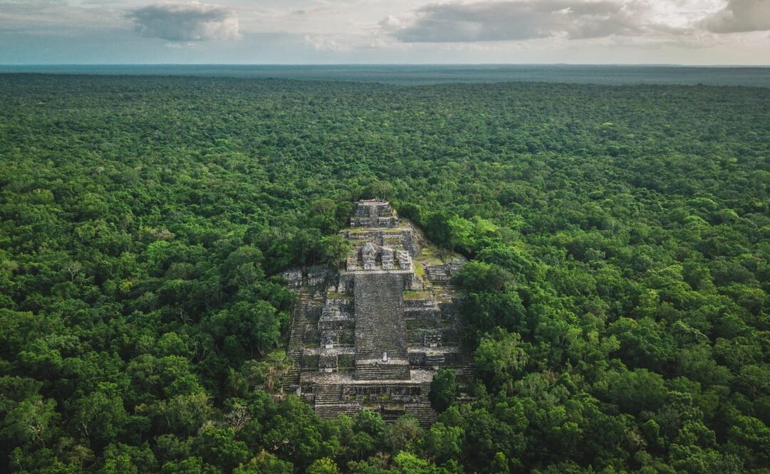 Calakmul, en Campeche, es un Patrimonio de la Humanidad Mixto por su valor natural y cultural. Foto: iStock