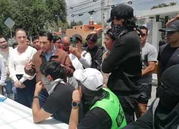 Alumnos de Facultad de Ingeniería de la UAEMex y paristas se confrontan; estudiantes buscan liberar instalaciones