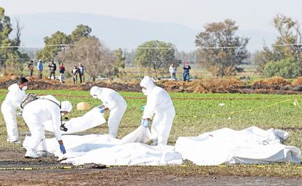 Bodies calcined in Tlahuelilpan to be identified by foreign experts 