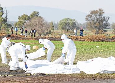 Bodies calcined in Tlahuelilpan to be identified by foreign experts