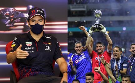 Checo Pérez celebra el título del Cruz Azul, "Nadie lo merecía más que ustedes"