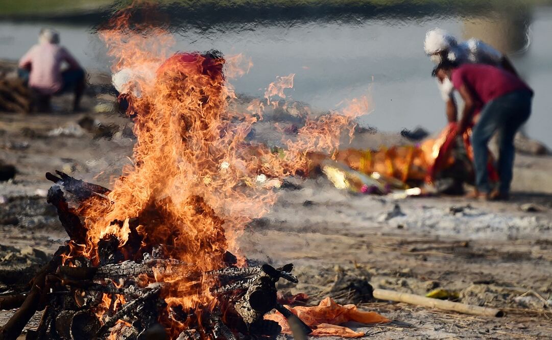 La India vive una crisis por un rebrote de Covid-19. Foto: AFP