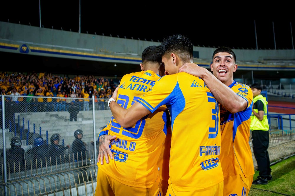Tigres en las semifinales del Apertura 2025, celebradas en el Estadio Olímpico Universitario - Foto: Imago7