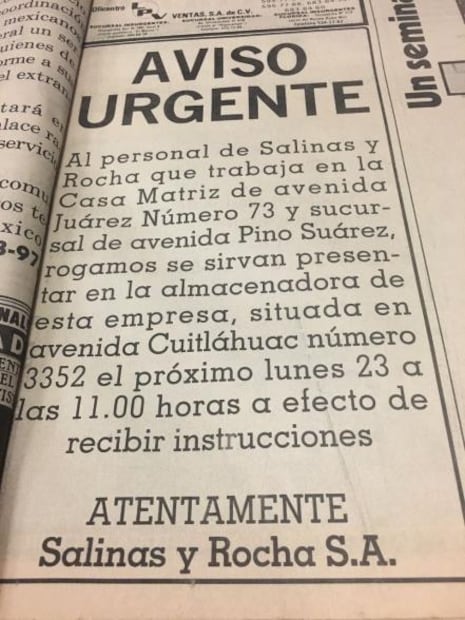Sin Whats o Face, así buscaba la gente a sus familiares en el sismo de 1985