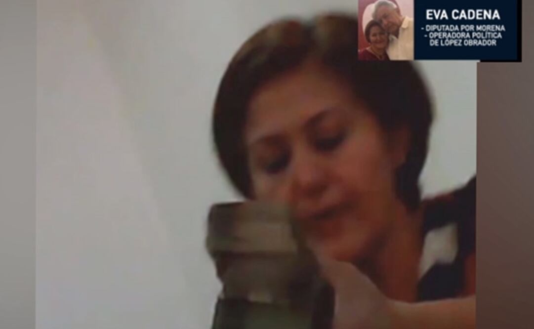 EL UNIVERSAL dio a conocer un tercer video donde se ve a la legisladora de Veracruz, Eva Cadena, recibiendo un millón de pesos por impulsar una ley a favor (Foto: Especial)