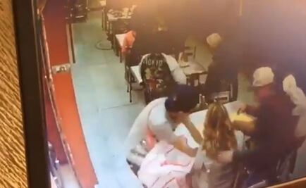 Graban asalto a taquería en Iztacalco