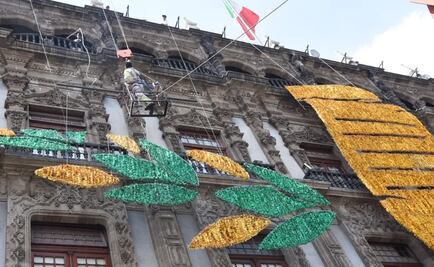 Colocan alumbrado para fiestas patrias en CDMX