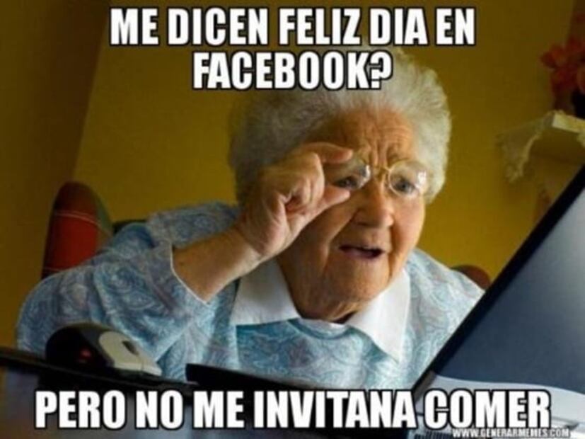 Los mejores memes del Día del Abuelo. Foto: Redes sociales 
