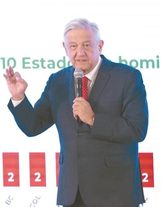 Defensa. El presidente Andrés Manuel López Obrador dijo que no dejarán que los jóvenes sean el ejército de reserva de los cárteles del narco. Foto: PRESIDENCIA