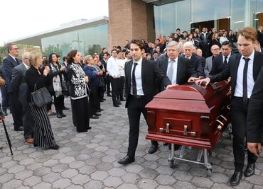 Dan último adiós al empresario Carlos Bremer en San Pedro, Nuevo León