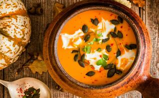 Receta paso a paso de la crema de calabaza al curry