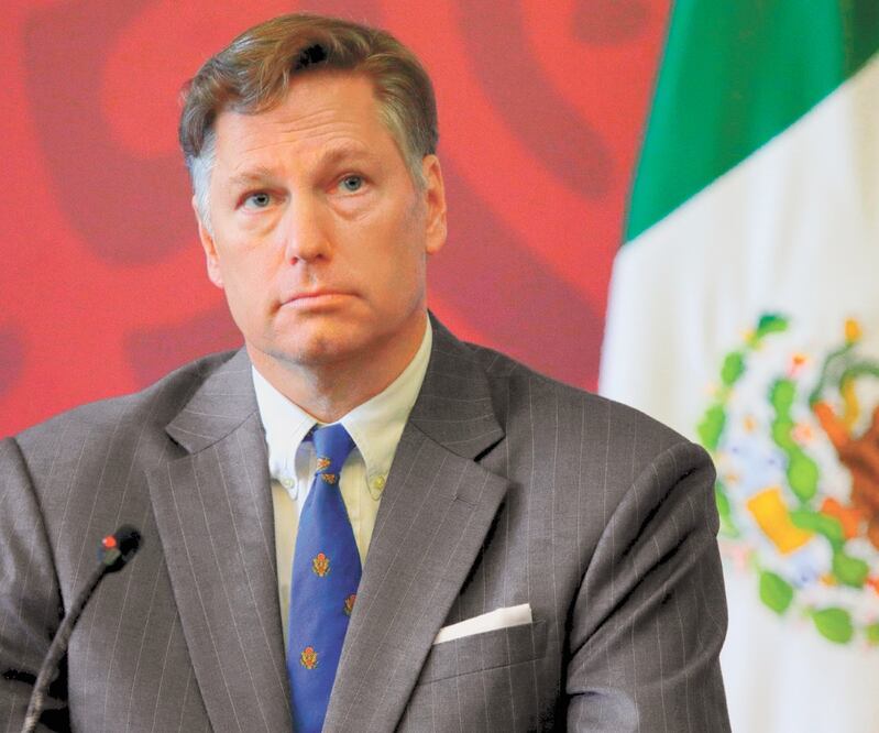 El embajador de EU en México, Christopher Landau, deseó que no se desperdicie el momento dorado en México para atraer inversión. Foto: ARCHIVO EL UNIVERSAL