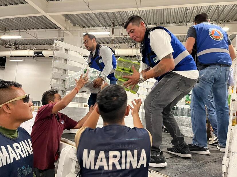 Poder Judicial de la Ciudad de México envía apoyo a Acapulco. FOTO: Especial/ EL UNIVERSAL/