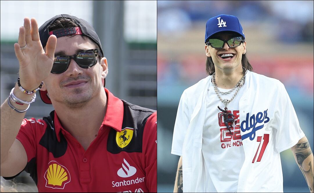 Charles Leclerc es fan de Peso Pluma - Foto: Especial
